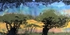 "African Landscape 8"x14" acrylic and enamel on canvas