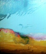 Dune 48"x56" acrylic & enamel on panel