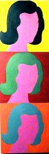 Nice N Not So Easy 12"x4" acrylic on canvas