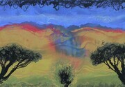 The Burning Bush 24"x36" acrylic & enamel on canvas
