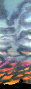 The Promised Land" acrylic on canvas 27"x60