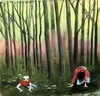 The Red Coats are coming 20"x24" acrylic & oil on canvas