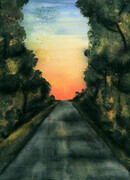The Road acrylic on canvas 18x24