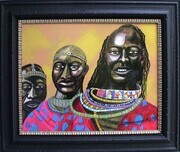 "Three Kings" acrylic on panel  18"x30"